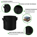 New arrival black felt grow bag 2 gallon strawberry plant grow bags planting bag for planting vegetables